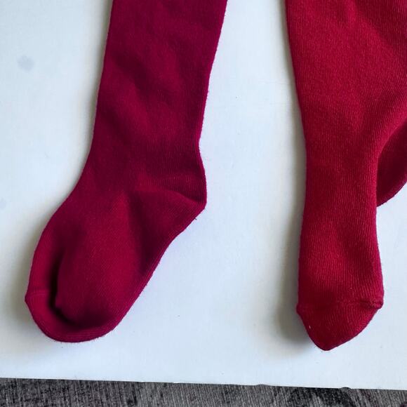 Girls' Small Unbranded Red Tights - Perfect Condition! - Picture 3 of 4